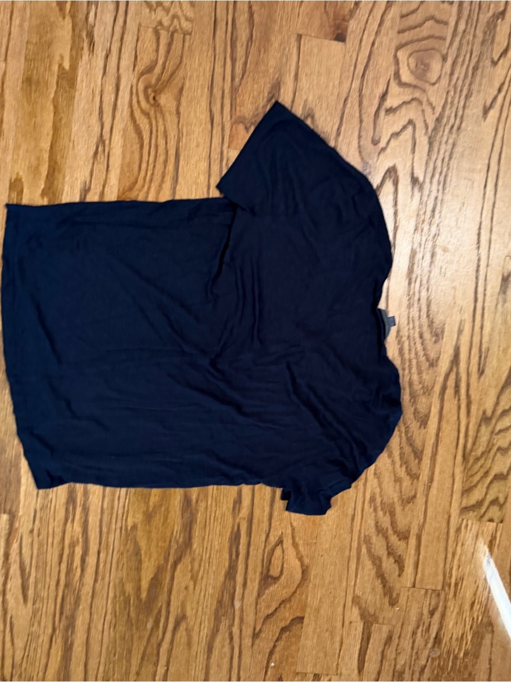 Men's Short Sleeve Henley Tee - Navy - Picture 3 of 4